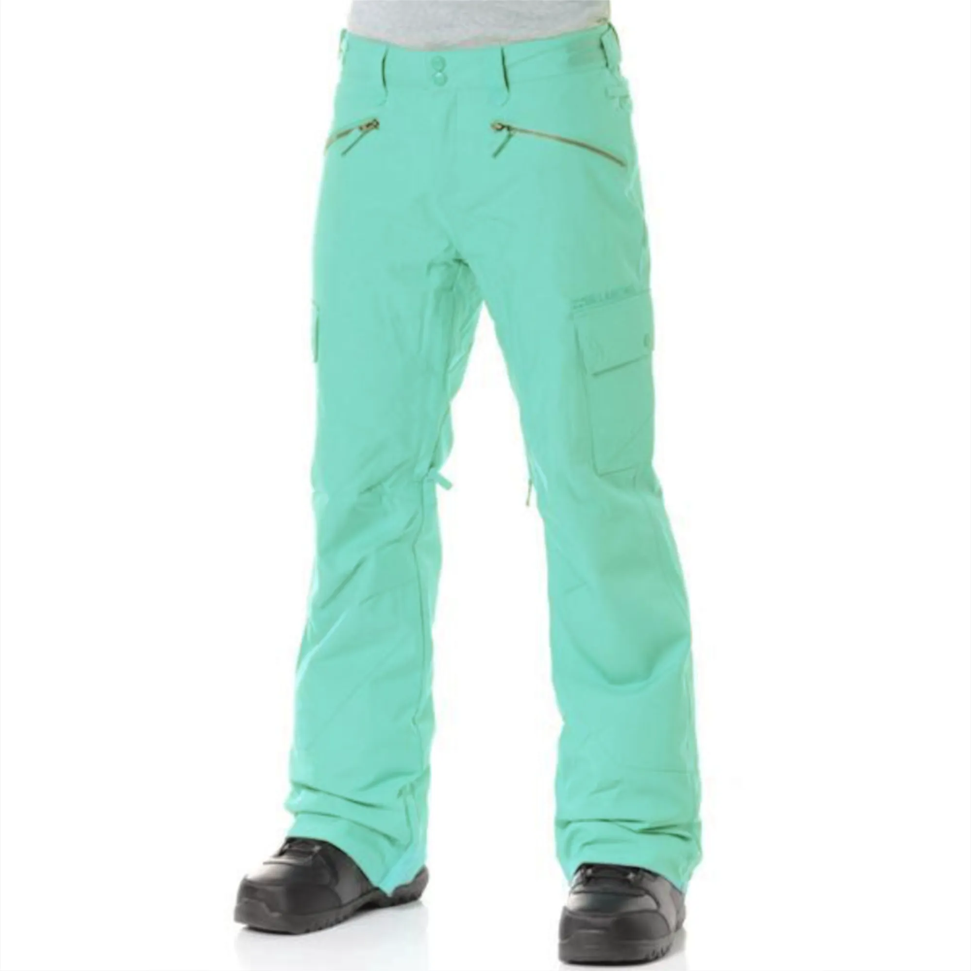 Billabong Effect Ladies Snow Pants- Jade Aqua -