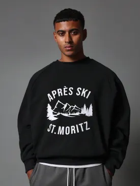 Christmas Regular Fit Crew Neck Sweatshirt With Graphic Print