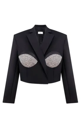 CROPPED TAILORED BLAZER