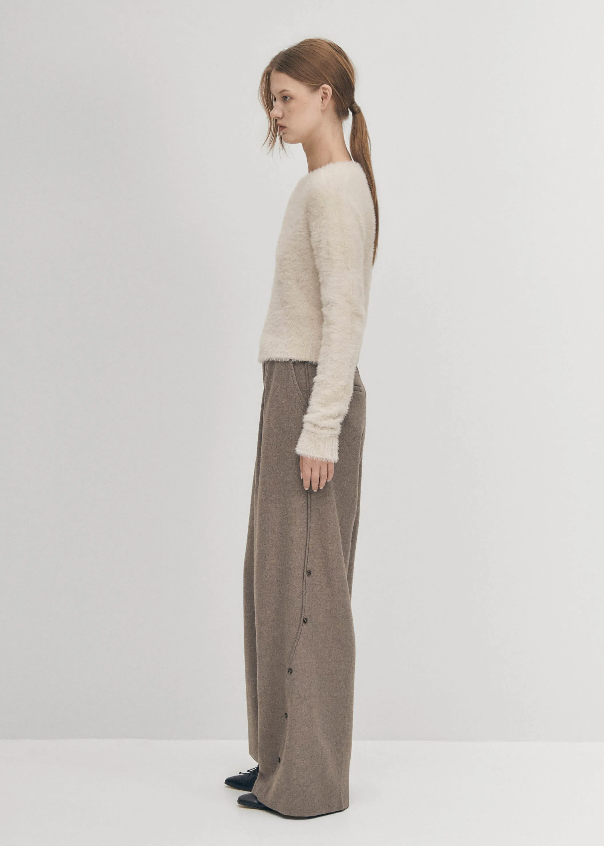 Deli Ecru Tricot Sweater
