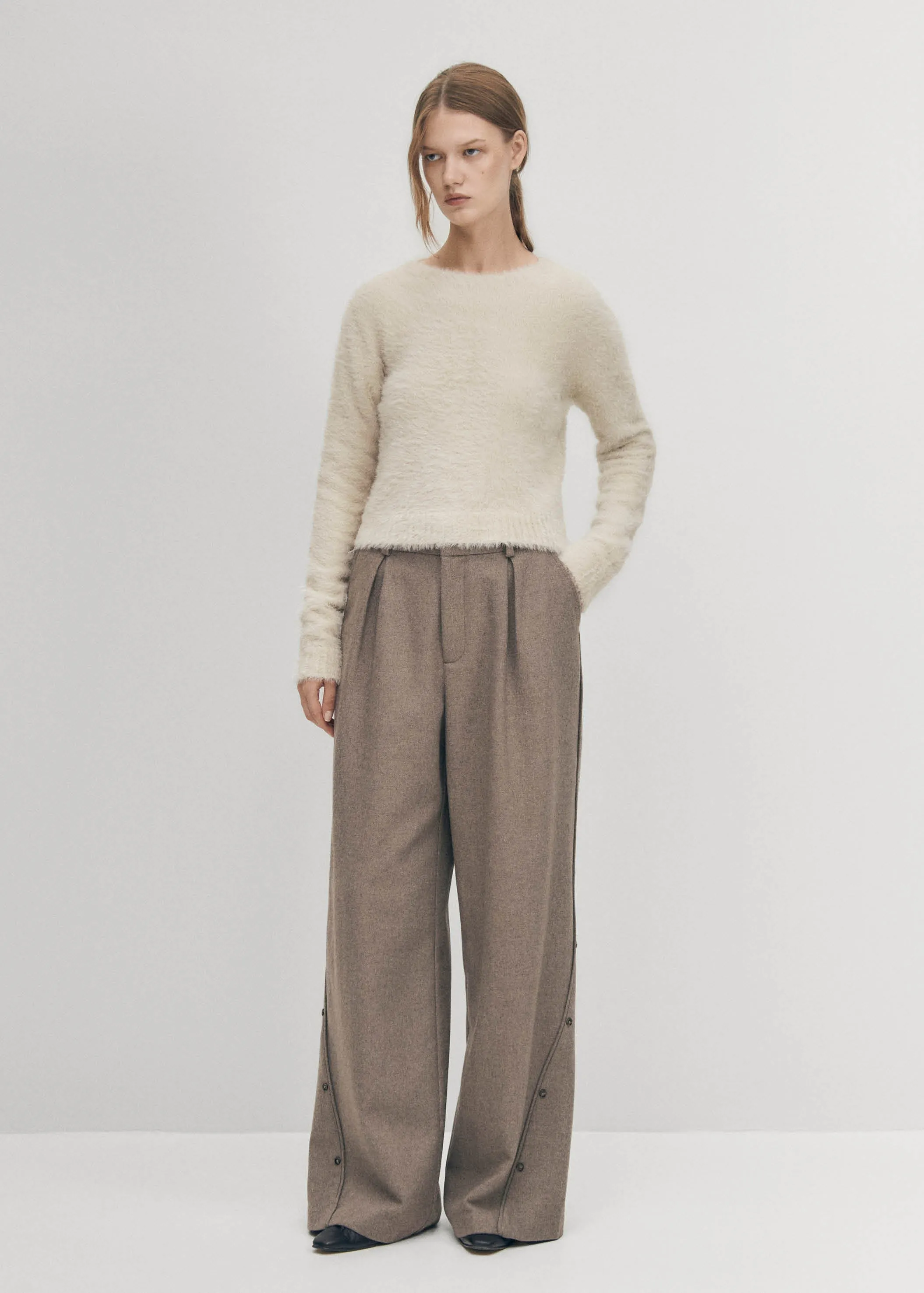 Deli Ecru Tricot Sweater