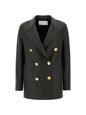 Double-Breasted Wool Caban Jacket