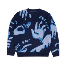 FUC Off Knit Blue