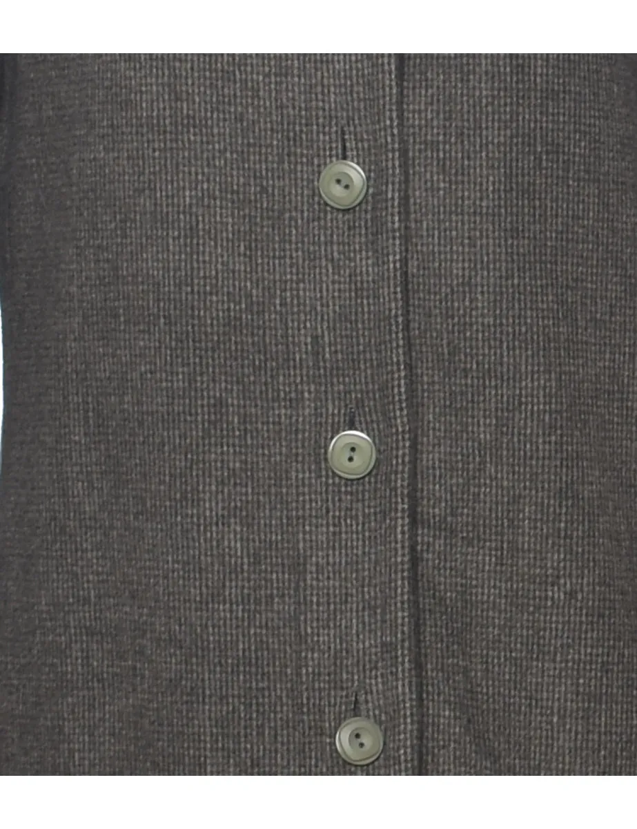 Green Wool Coat - L