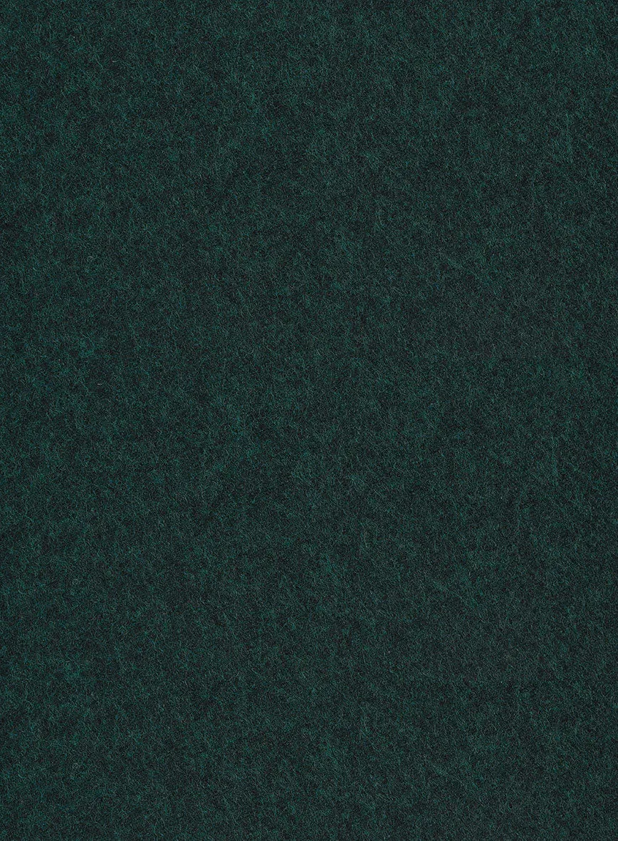 Highlander Melange Green Tweed Pea Coat
