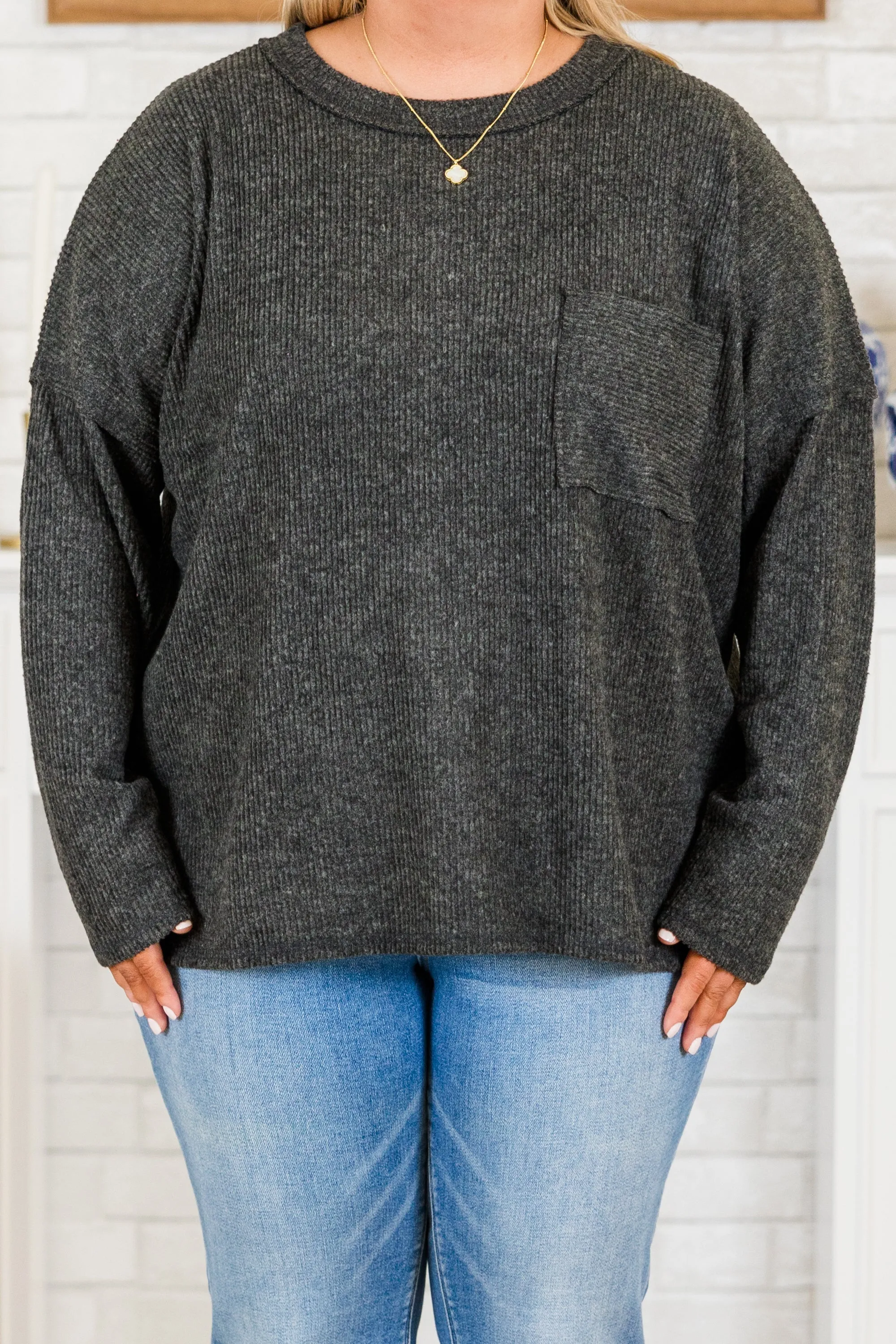 Lookin' Good Feelin' Better Sweater, Black
