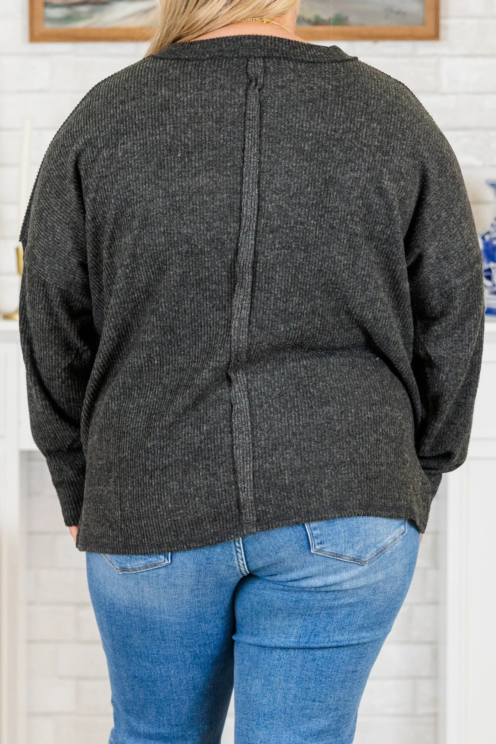 Lookin' Good Feelin' Better Sweater, Black