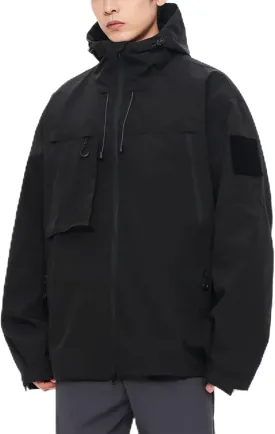 Men's Spring Fall Casual Windbreaker Jacket Cargo Stand Collar Military Bomber Jackets Coat Outdoor Cargo Jackets