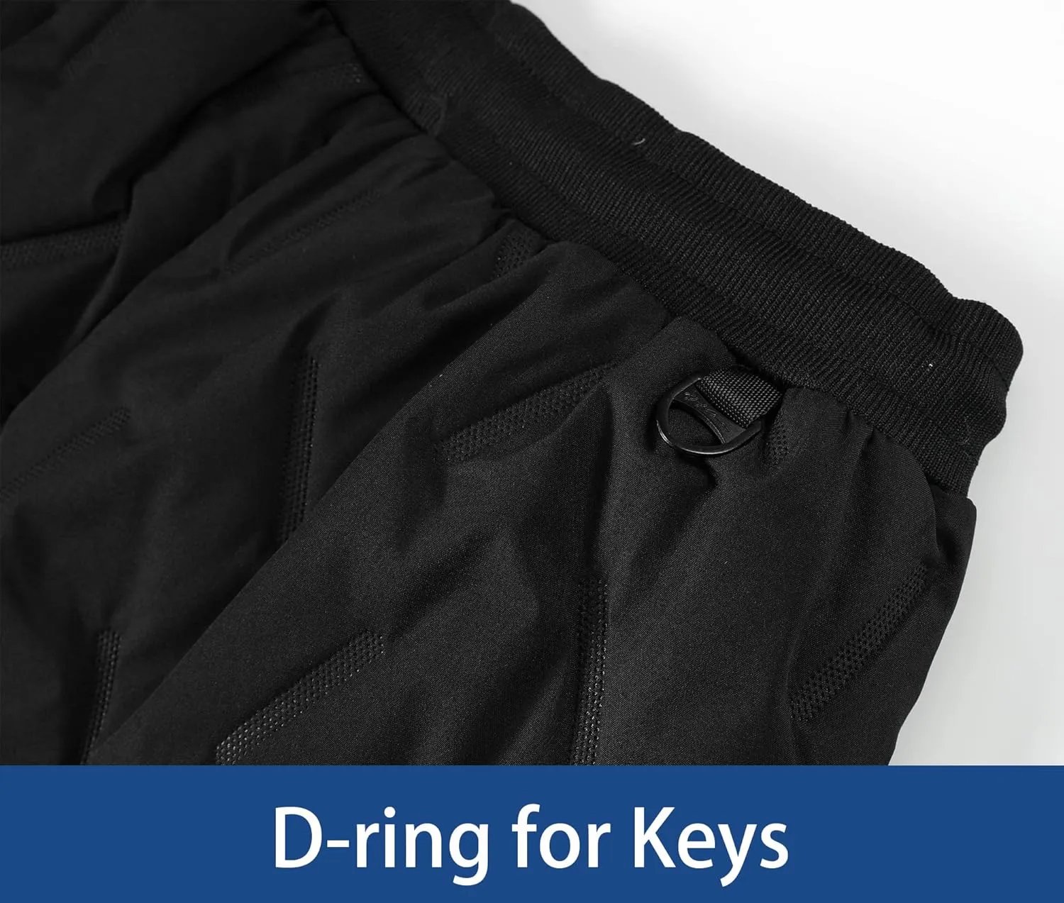 Mens Winter Warm Sweatpants Fleece Sherpa Lined Track Pants Active Thermal Joggers with Zipper Pockets
