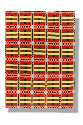 Merino Wool Blanket "K-Two" By Nathalie Du Pasquier & George Sowden