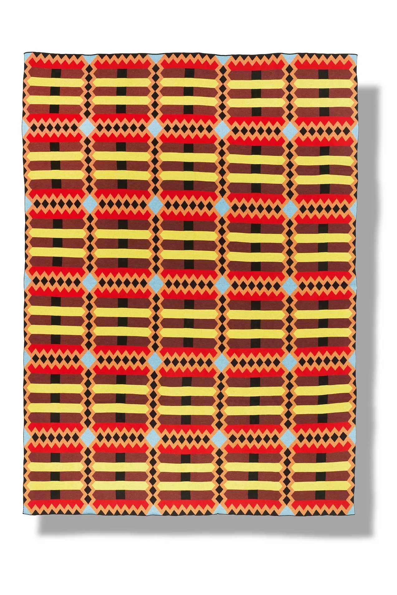 Merino Wool Blanket "K-Two" By Nathalie Du Pasquier & George Sowden