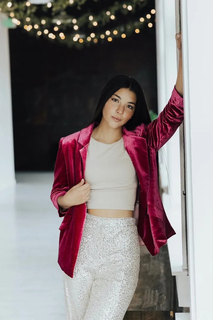 Owen Velvet Blazer