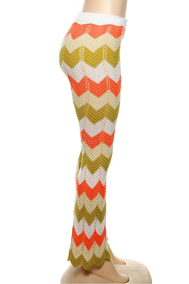 PI0104 Crochet Knitted Long Pants