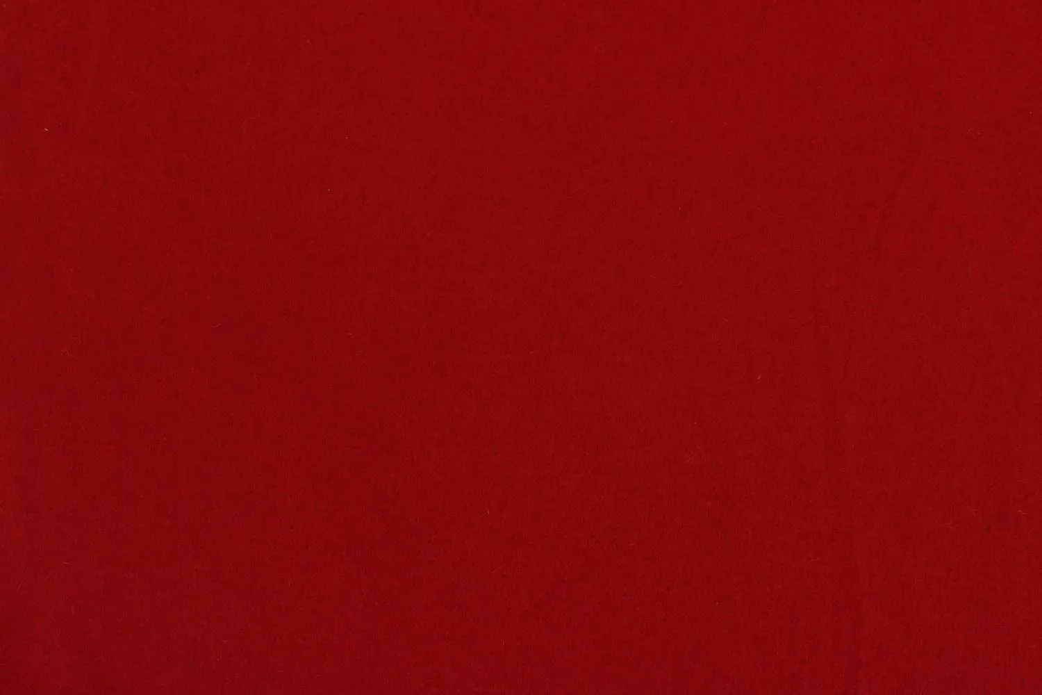 Precut of 1.5 Meter of Red Plain Wool Felt Fabric