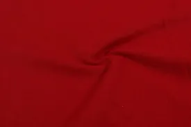 Precut of 1.5 Meter of Red Plain Wool Felt Fabric