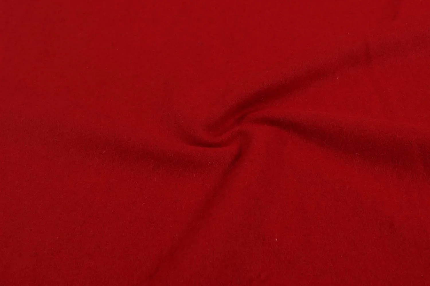 Red Plain Wool Felt Fabric