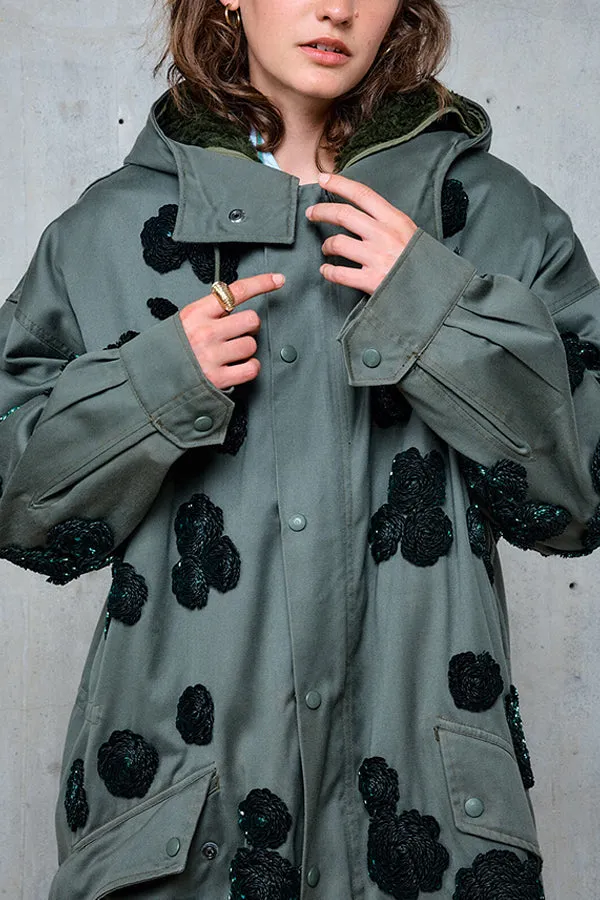 SELENA EMBROIDERED PARKA