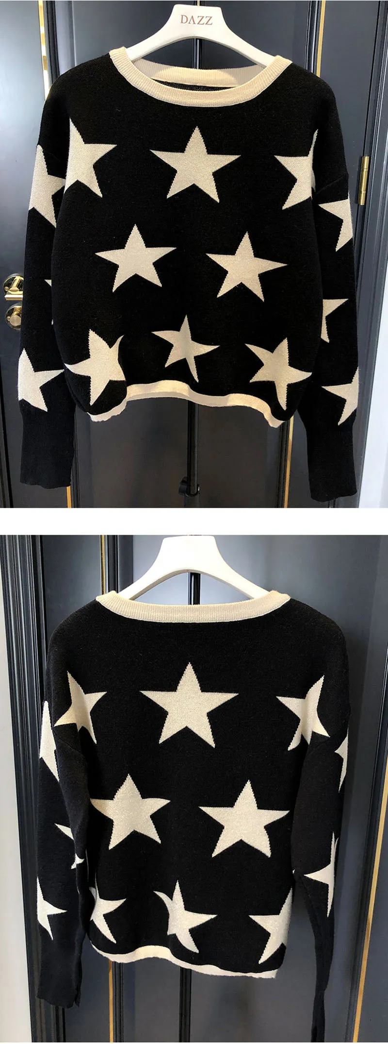 Super Star Pullover Knitted Sweaters
