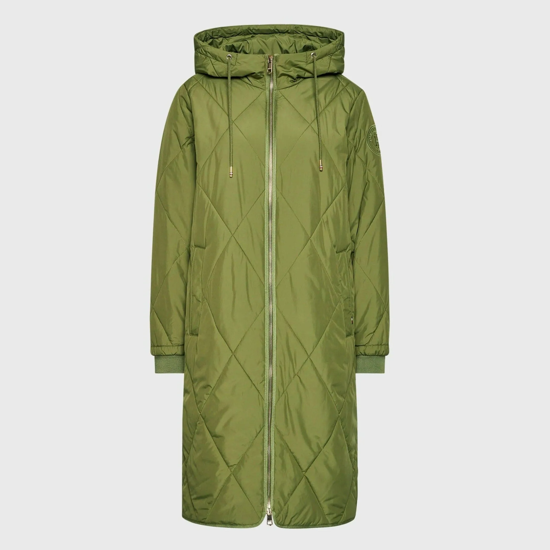 Tommy Hilfiger Diamond-Quilted Sorona® Coat Green