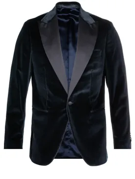 Velvet Jacket Navy