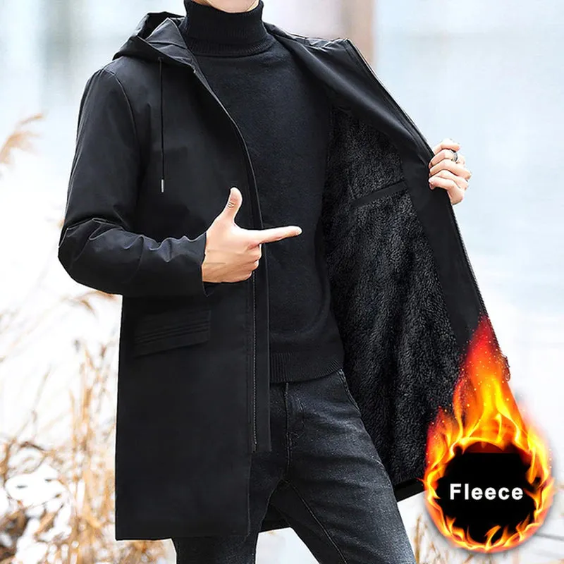 Winter Warm Fleece Parka Coat