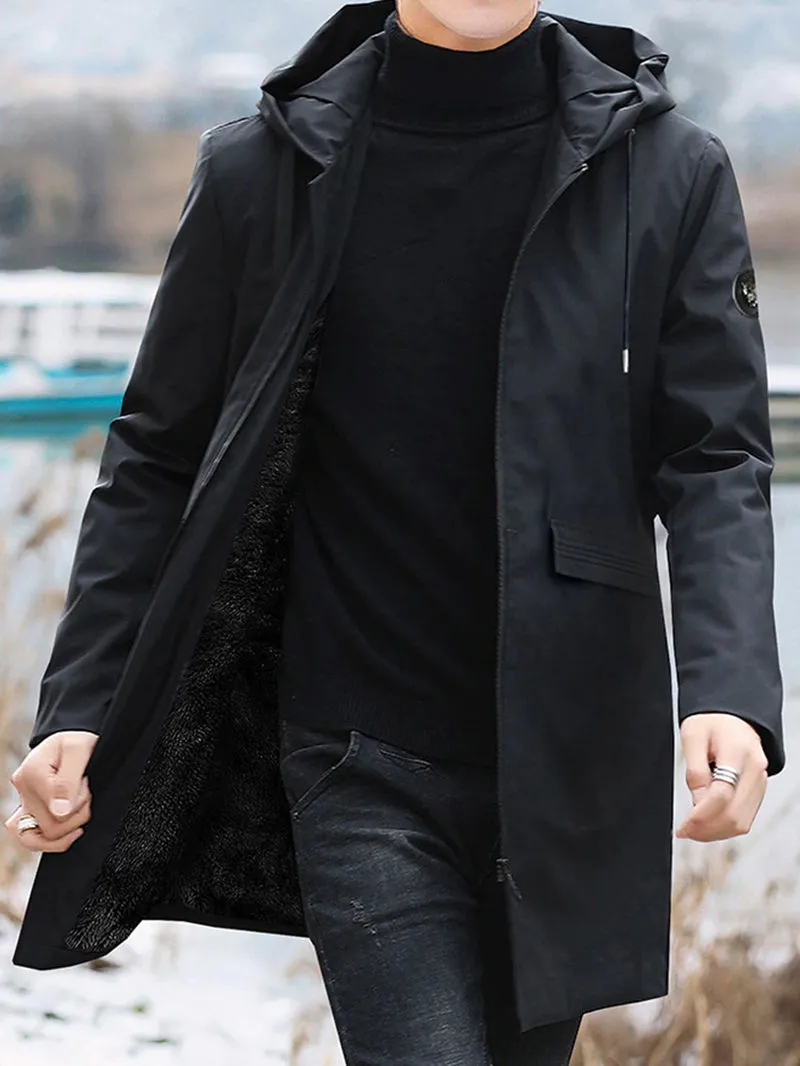 Winter Warm Fleece Parka Coat