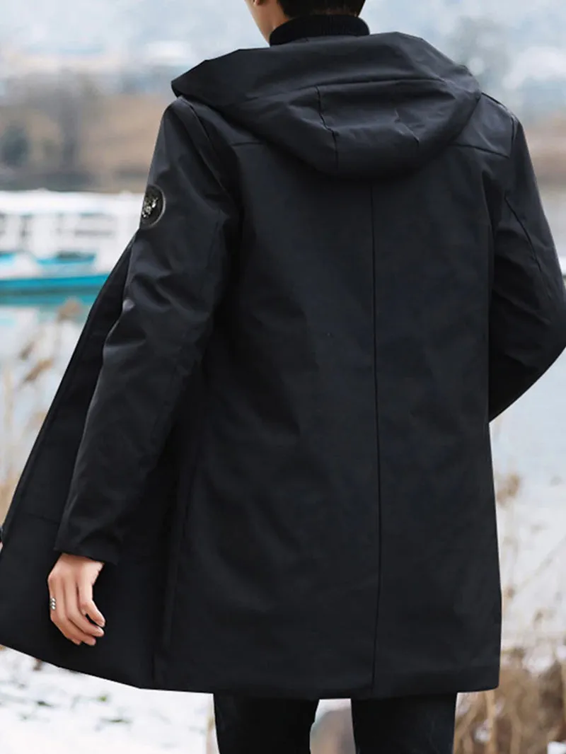 Winter Warm Fleece Parka Coat