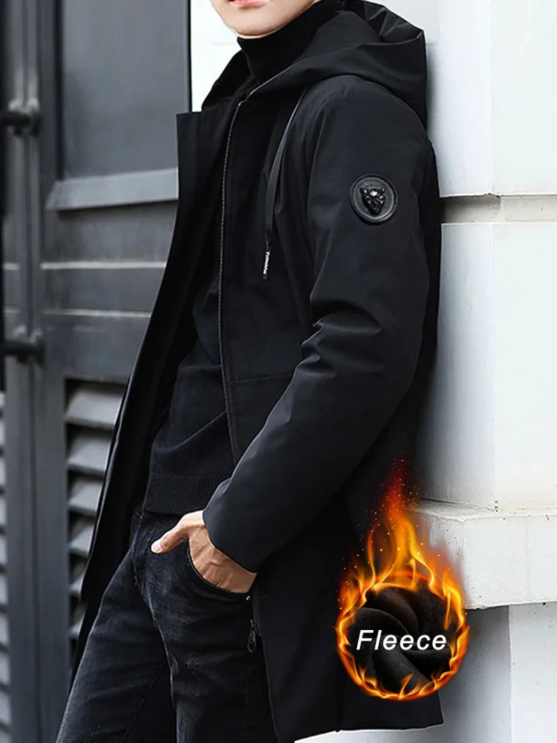 Winter Warm Fleece Parka Coat