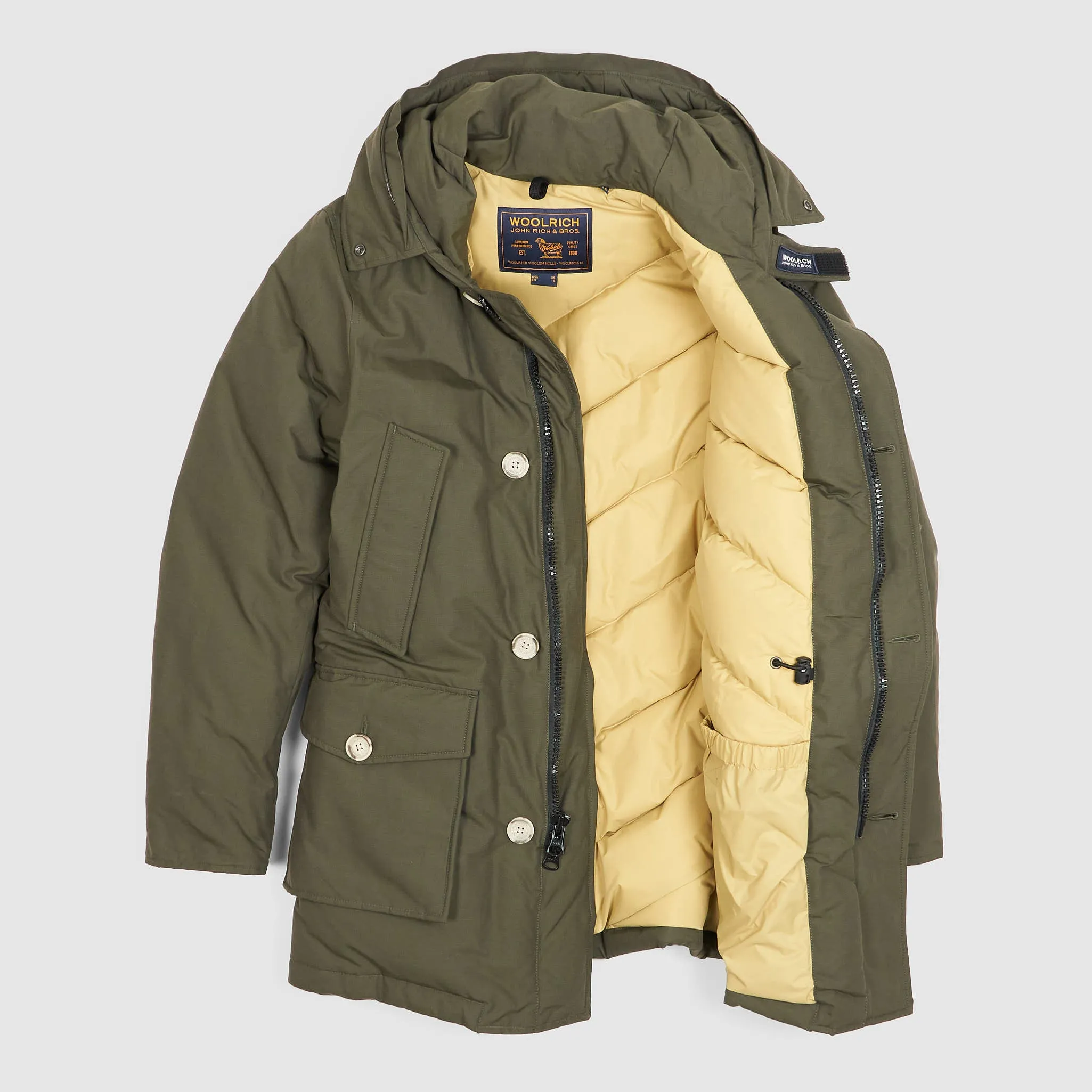 Woolrich Ladies Arctic Olive Parka